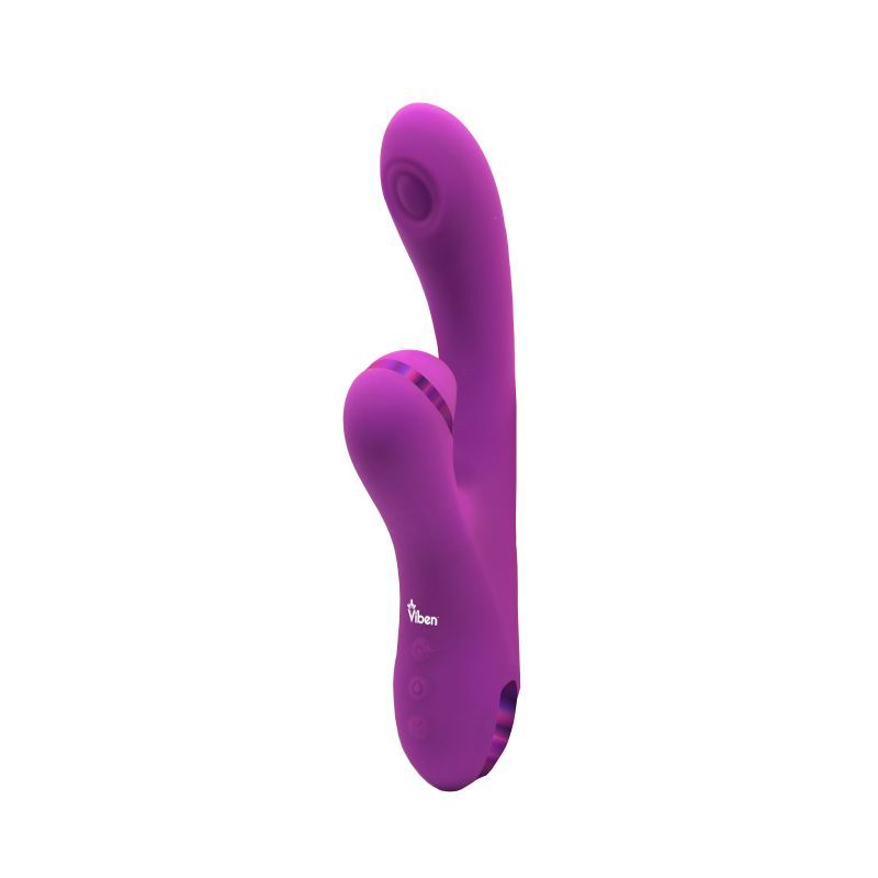 Viben Dazzle Thumping Rabbit in Berry > Vibrators > Ladies > Rabbit - Tophatter Daily Deals