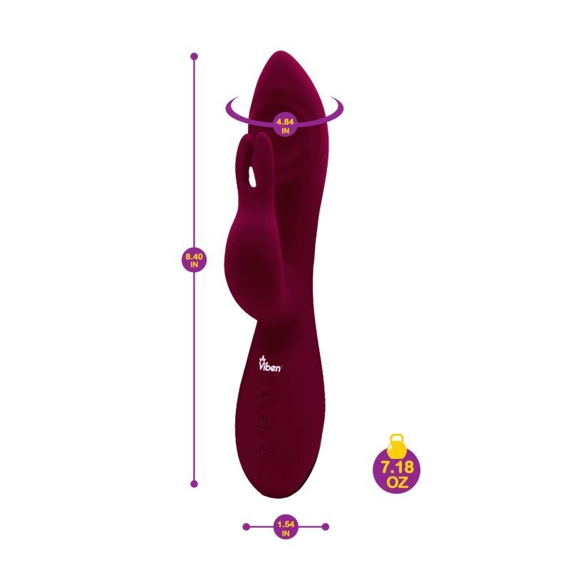 Viben Pzazz Thumping Rabbit Ruby > Vibrators > Ladies > Rabbit - Tophatter Daily Deals