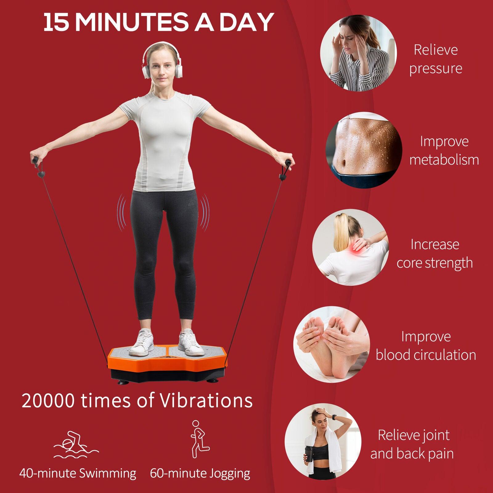 Best Vibration Plates UK - Exercise Machine Remote Control, Resistance Bands Health & Beauty - Tophatter Daily Deals