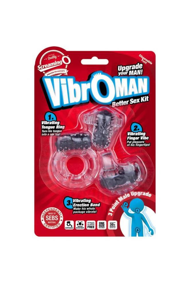 Screaming O - VibrOman Mini Body Vibrator 3Pk - Black Sex Toy - Tophatter Daily Deals