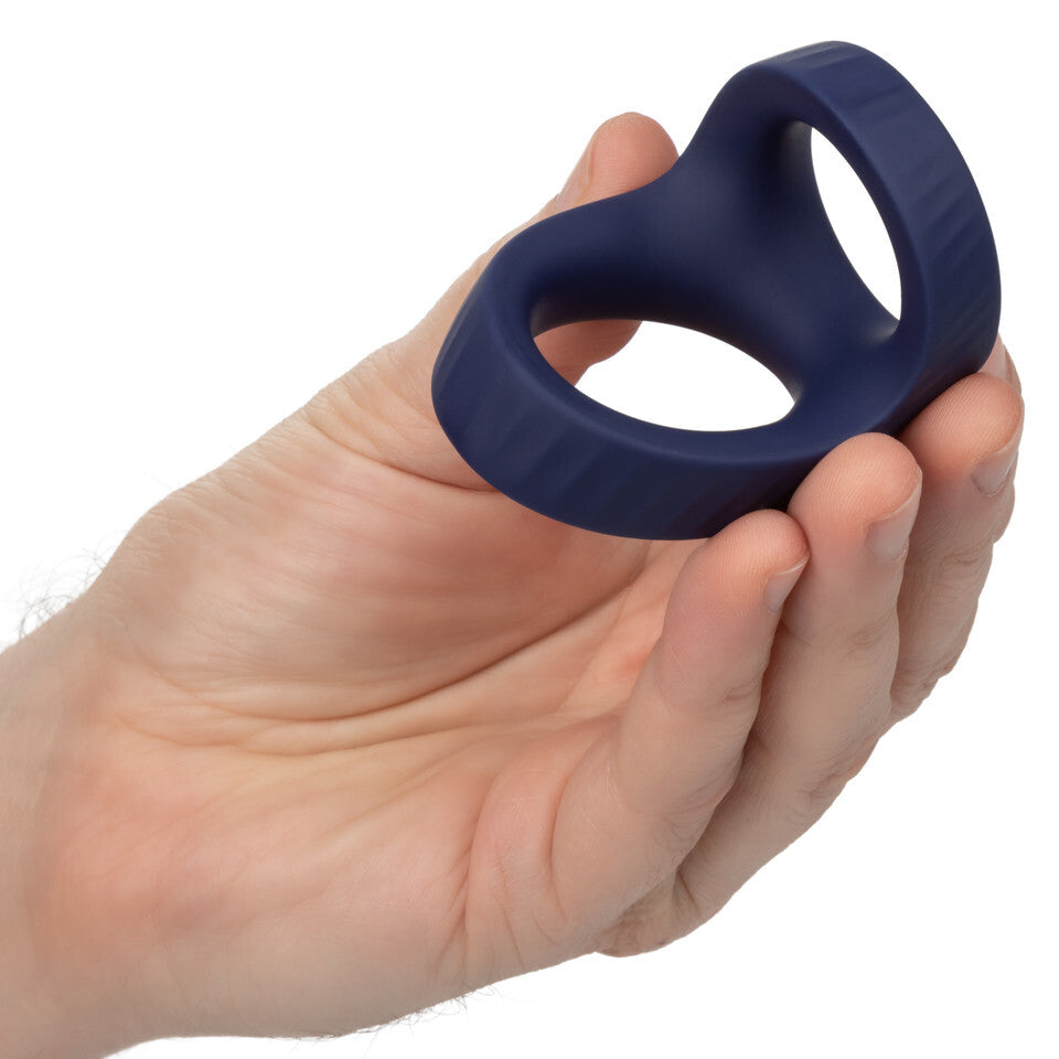 Viceroy Max Dual Silicone (Black) – Stretchy Stamina Cock Ring > Cock Ring > Sling - Tophatter Daily Deals
