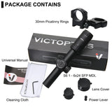 VECTOR OPTICS - S6 RIFLE SCOPE 1-6X24 SFP LPVO - Tophatter's Army Deals OPTICS & SCOPES - Tophatter Daily Deals