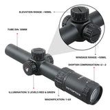VECTOR OPTICS - S6 RIFLE SCOPE 1-6X24 SFP LPVO - Tophatter's Army Deals OPTICS & SCOPES - Tophatter Daily Deals
