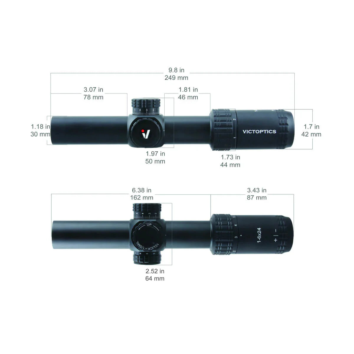 VECTOR OPTICS - S6 RIFLE SCOPE 1-6X24 SFP LPVO - Tophatter's Army Deals OPTICS & SCOPES - Tophatter Daily Deals