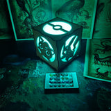 Video Game Inspired Night Light Wooden Cube Light - Tophatter Daily Deals