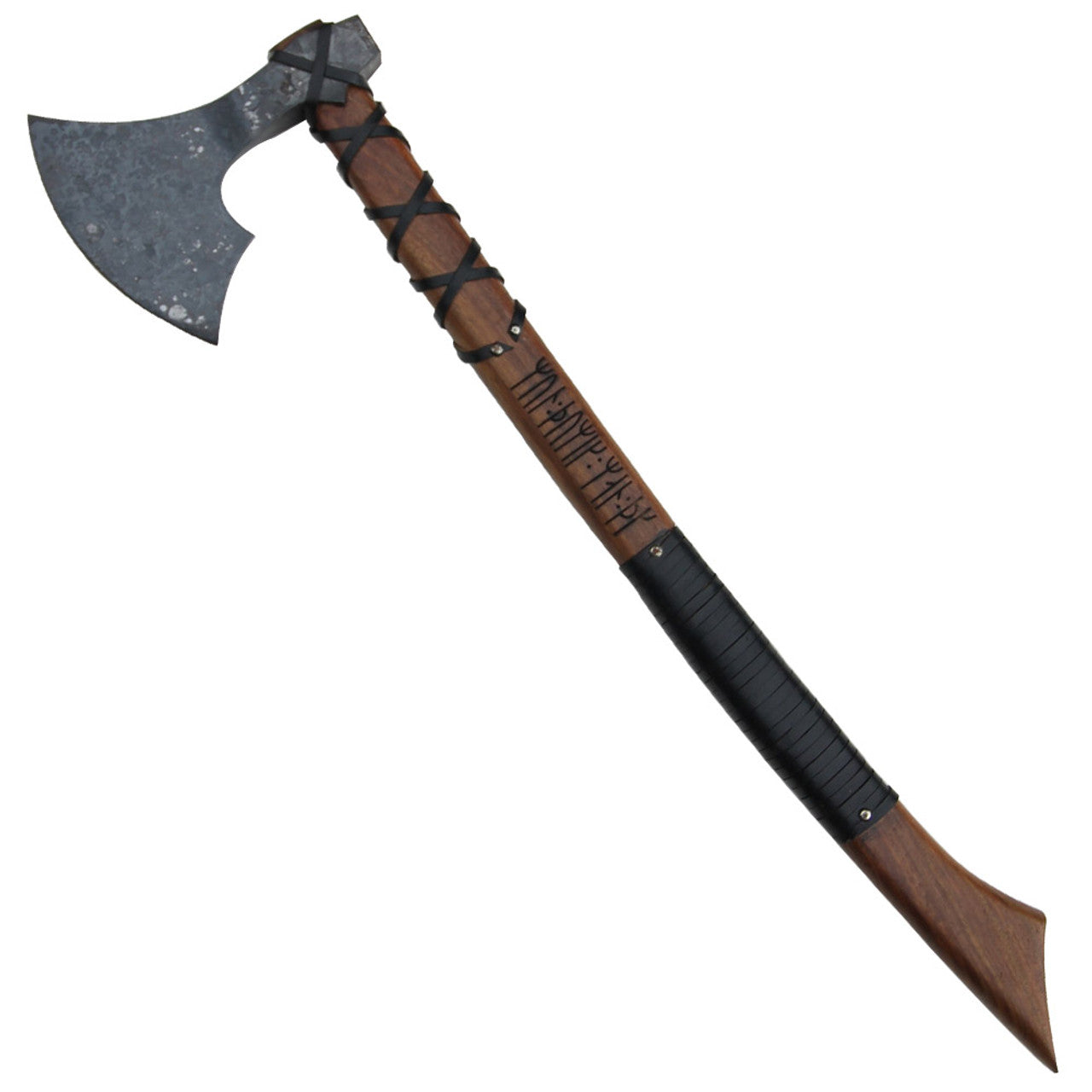 Viking Battle Ready Wolf Heathen War Axe Axe - Tophatter Daily Deals