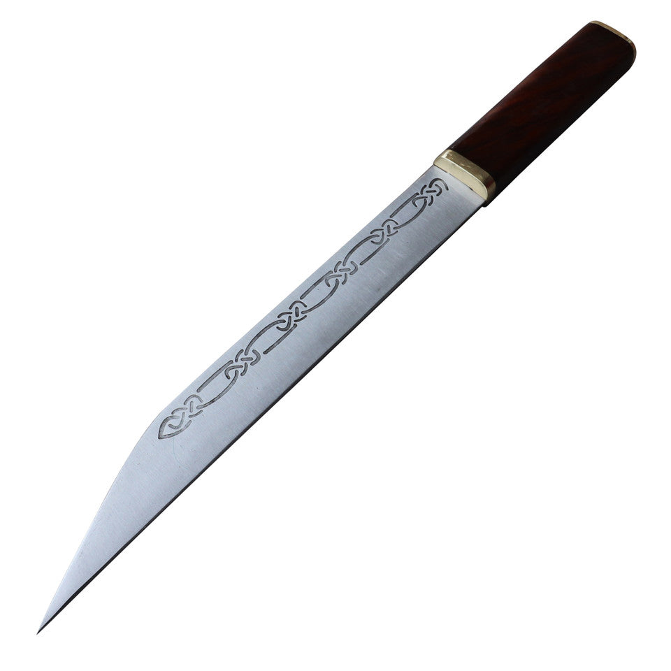 Viking Seax Dagger with Brass Accents Daggers - Tophatter Daily Deals