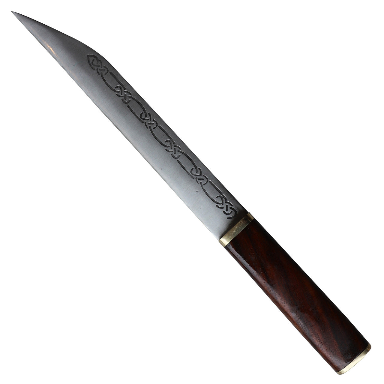 Viking Seax Dagger with Brass Accents Daggers - Tophatter Daily Deals