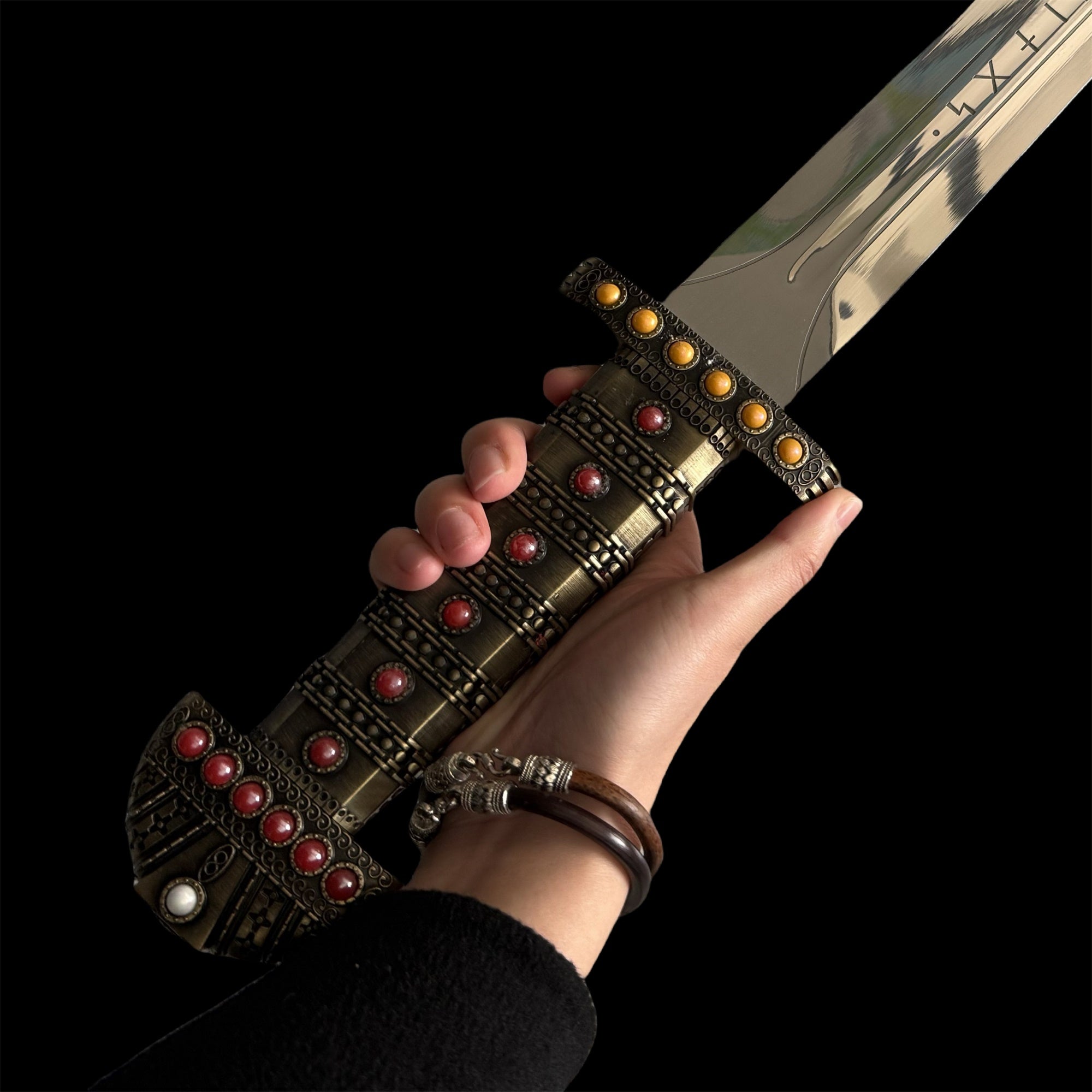 Viking Sword of Ragnar Lothbrok Life-size Metal Replica - Tophatter Daily Deals