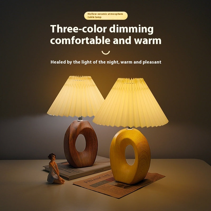 Vintage Bagel Ceramic Small Night Lamp Night Lamp - Tophatter Daily Deals