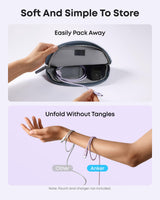 Anker USB-A to USB-C Cable (3 ft / 6 ft, Upcycled-Braided) Batteries & Power Accessories - Tophatter Daily Deals