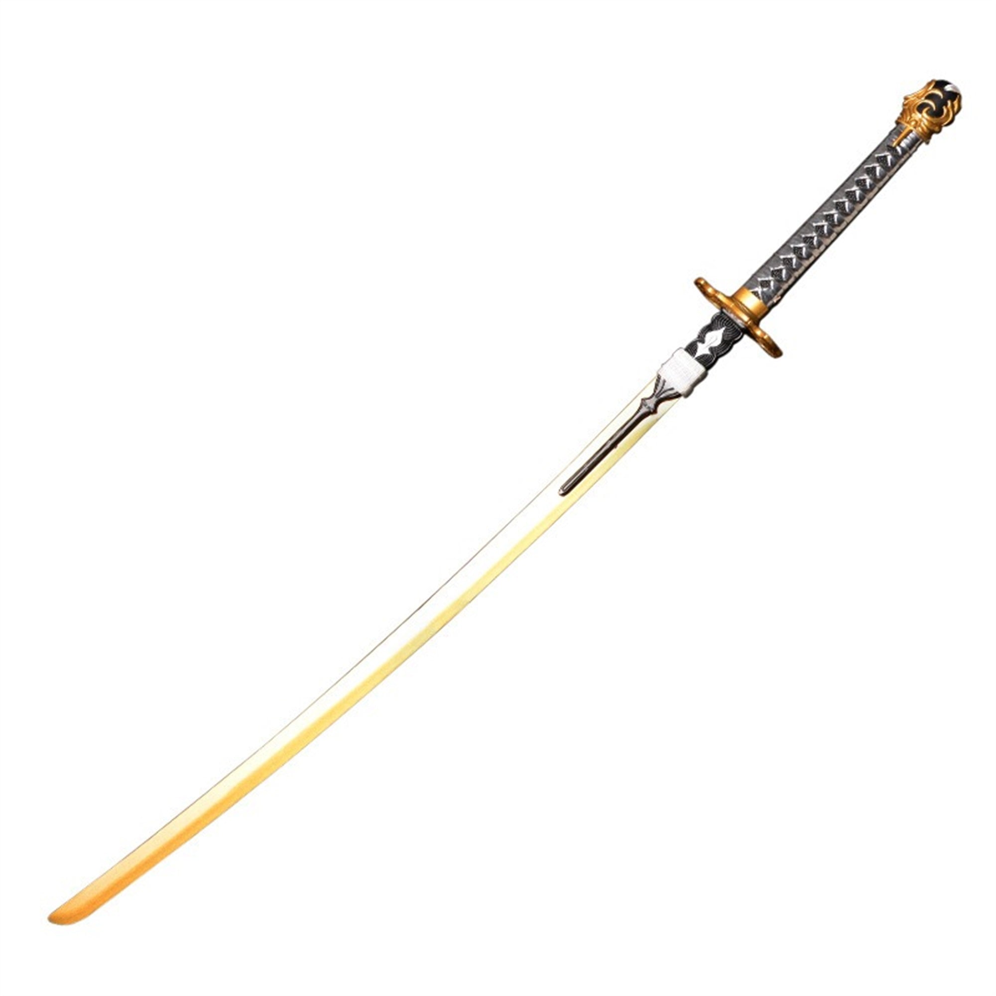 IRL Virtuous Contract Katana Sword Metal Replica Display Only Virtuous Contract Katana(Gloden) - Tophatter Daily Deals