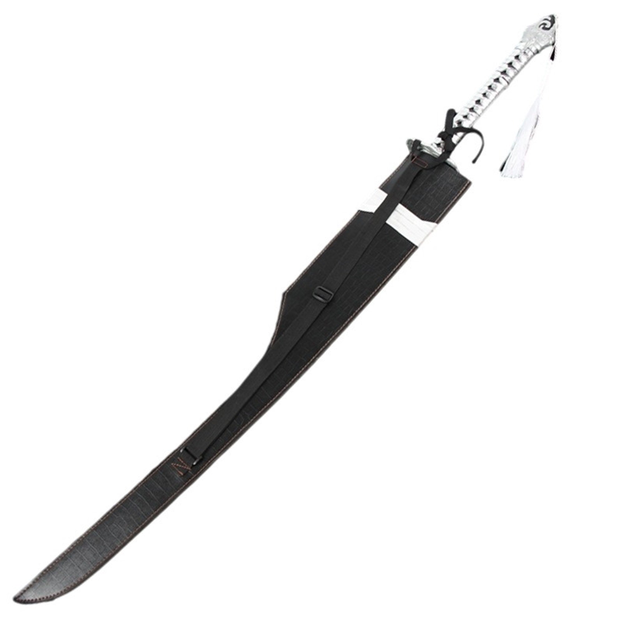 Virtuous Treaty White Katana Life-size Metal Replica USA Stock - Tophatter Daily Deals