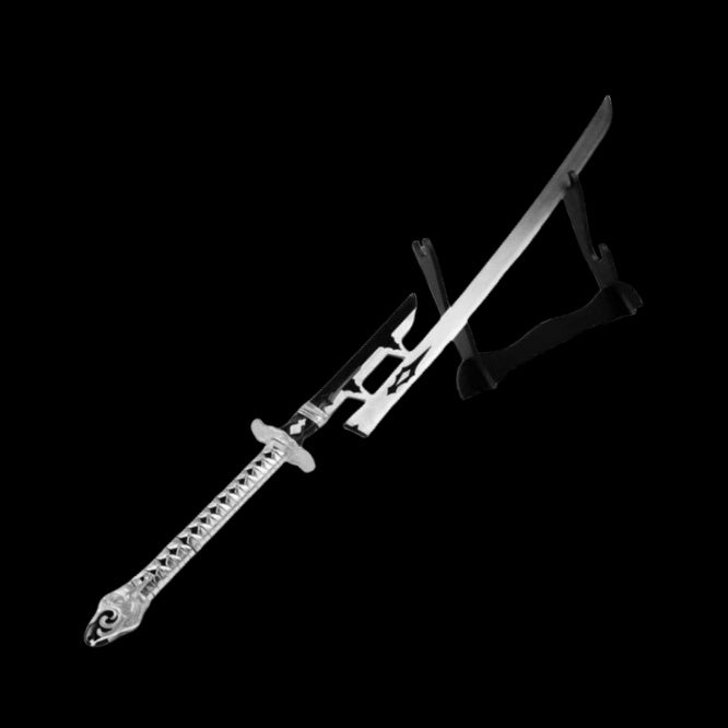 Virtuous Treaty White Katana Life-size Metal Replica USA Stock - Tophatter Daily Deals