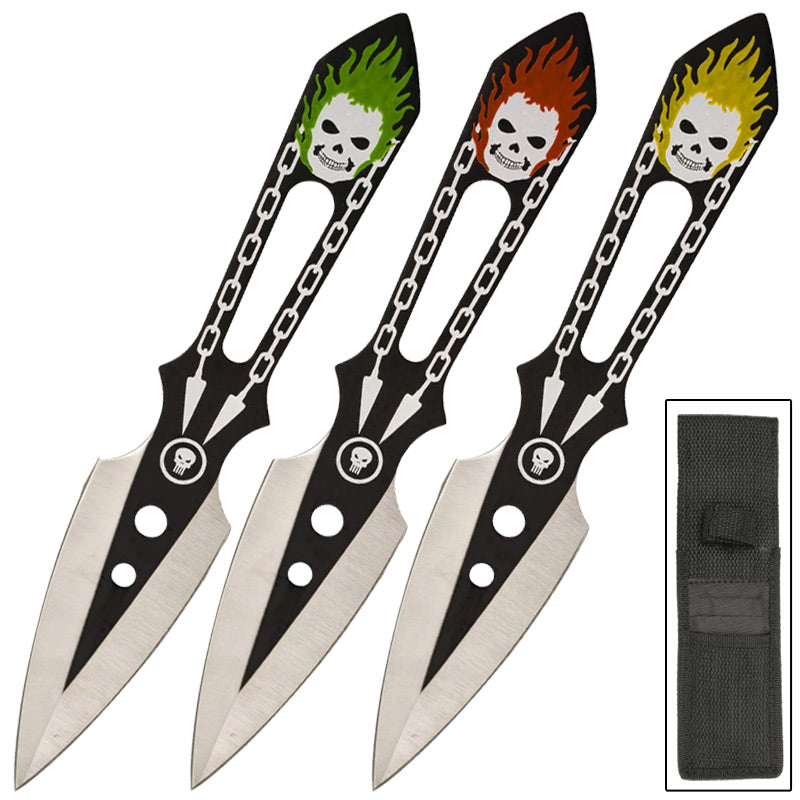 Viscous Cycle 3 Piece Throwing Knives Collectible Weapons - Tophatter Daily Deals