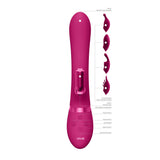 Vive Chou Double Action (Pink) – Interchangeable Rabbit Vibrator > Vibrators > Ladies > Rabbit Multi - Tophatter Daily Deals