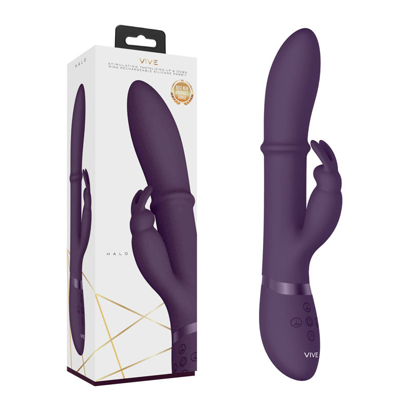 Vive Halo 24.5 Centimeter Rabbit Vibrator > Vibrators > Ladies > Rabbit - Tophatter Daily Deals