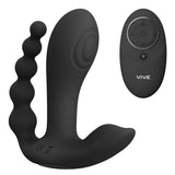Vive Kata Double Penetrator (Black) – Remote-Controlled Vibrator > Vibrators > Ladies > Rabbit Multi - Tophatter Daily Deals