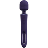 Vive Kiku Double Ended Vibrating Wand and Flapping Massager Purple > Sex Toys > Massage Wands - Tophatter Daily Deals