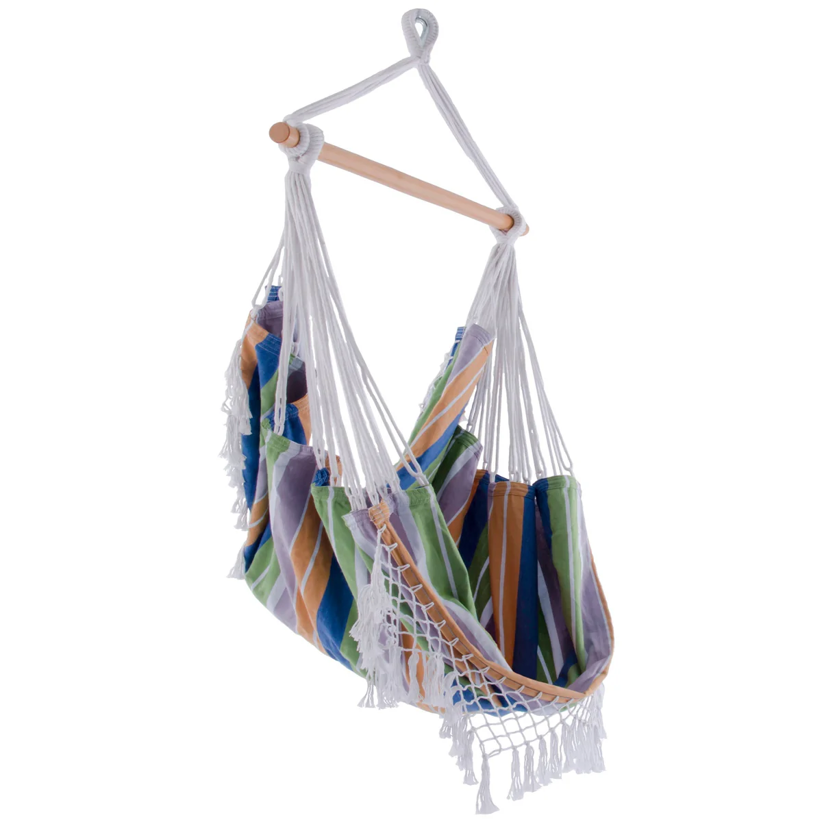 Vivere Brazilian Hammock Chairs Retro 250lb Outdoor Equipment - Tophatter Daily Deals