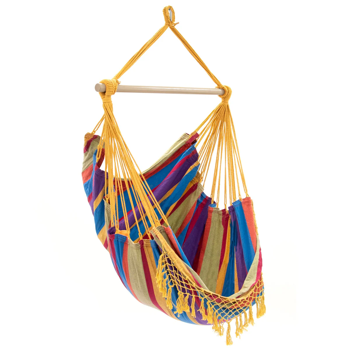 Vivere Brazilian Hammock Chairs Tropical 250lb Outdoor Equipment - Tophatter Daily Deals