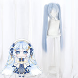 2021 Snow Virtual Girl Vocal Idol Halloween Blue Cosplay Wig Wig - Tophatter Daily Deals