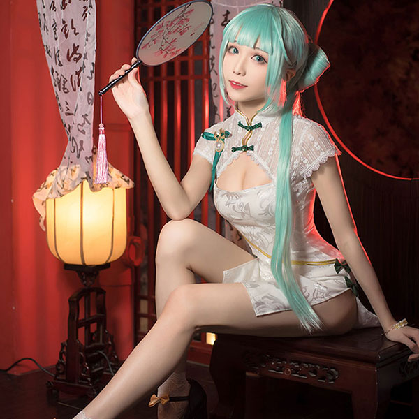 Vocal Idol Shaohua Cheongsam Halloween Cosplay Costume Costume - Tophatter Daily Deals