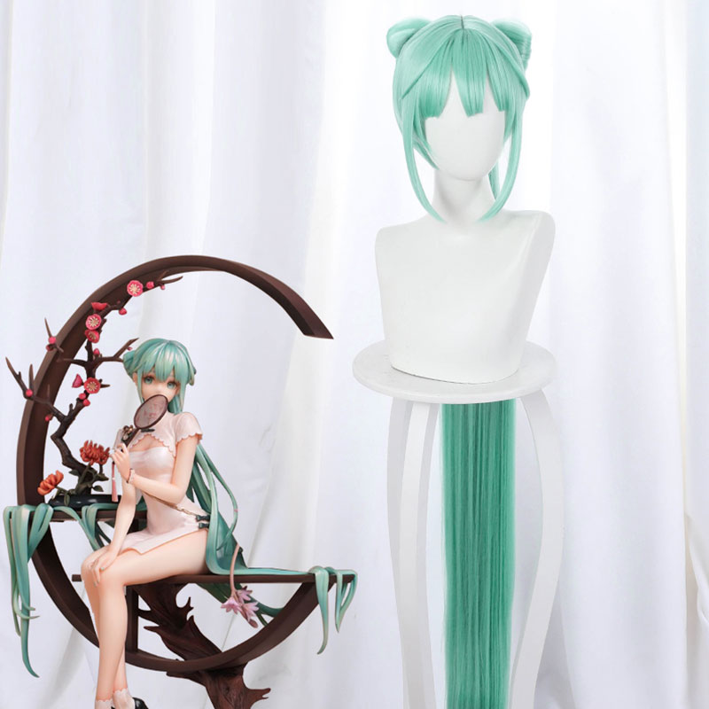 Vocal Idol Shaohua Cheongsam Halloween Green Cosplay Wig Wig - Tophatter Daily Deals