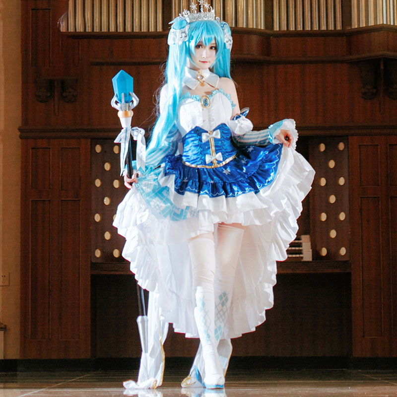 Vocal Idol Snow Virtual Girl 2019 Cosplay Costume - Tophatter Daily Deals