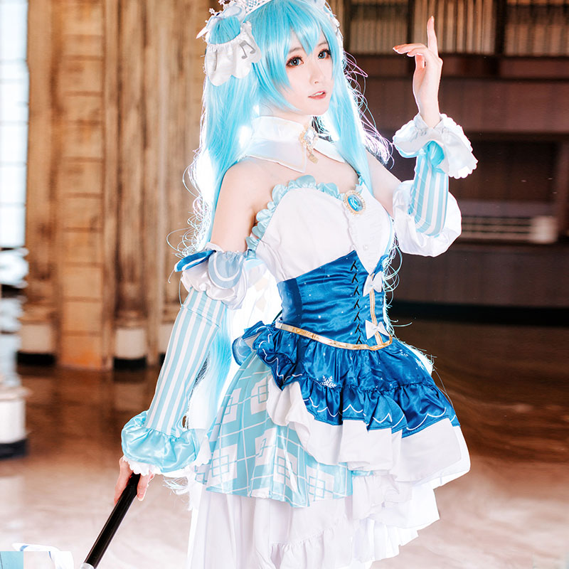 Vocal Idol Snow Virtual Girl 2019 Cosplay Costume - Tophatter Daily Deals