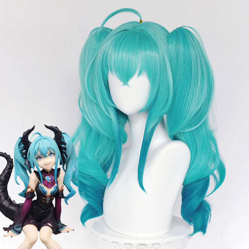 Little Devil Vocal Idol Halloween Blue Green Cosplay Wig - Tophatter Daily Deals