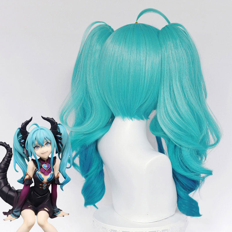 Little Devil Vocal Idol Halloween Blue Green Cosplay Wig - Tophatter Daily Deals