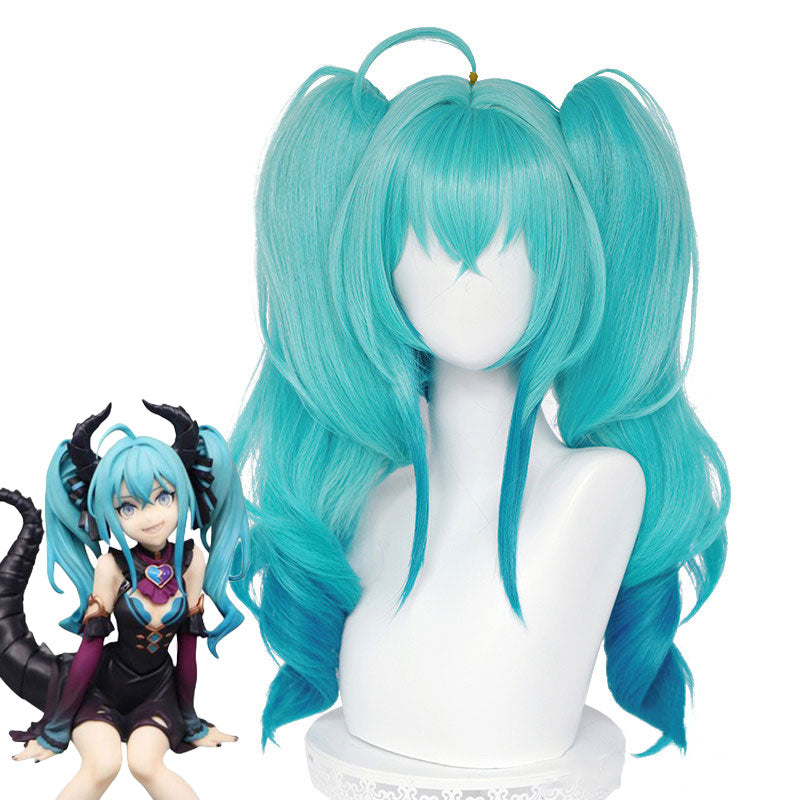 Little Devil Vocal Idol Halloween Blue Green Cosplay Wig - Tophatter Daily Deals