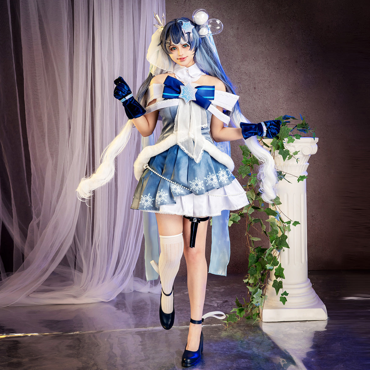 Vocal Idol Snow Virtual Girl 2025 Cosplay Costume Costume - Tophatter Daily Deals