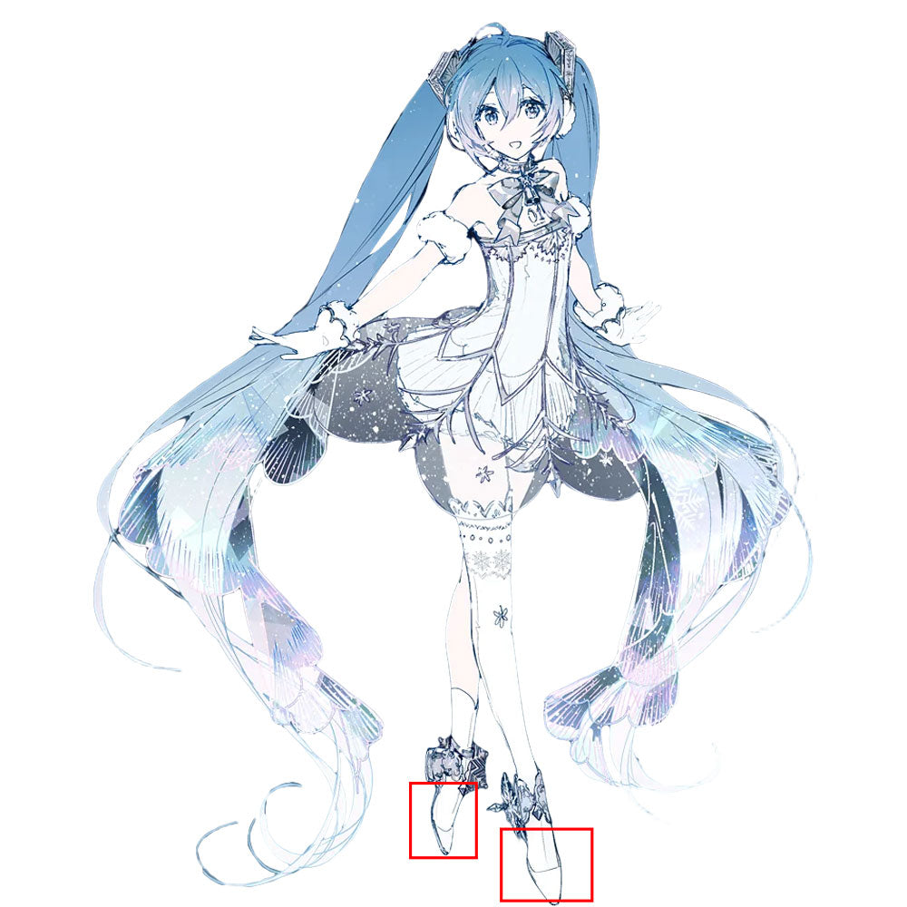Vocal Idol Symphony 2025 Snow Virtual Girl White Cosplay Shoes Shoes/Boots - Tophatter Daily Deals