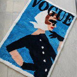 Vogue Beauty Rug Blue 63 x 90cm Rugs - Tophatter Daily Deals