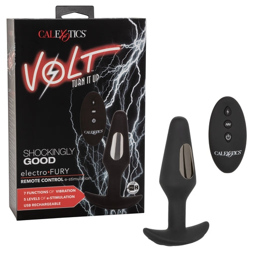 Volt Electro-Fury Remote Control Electro-Stimulation Probe Massager > Anal Range > Vibrating Butt Plugs - Tophatter Daily Deals