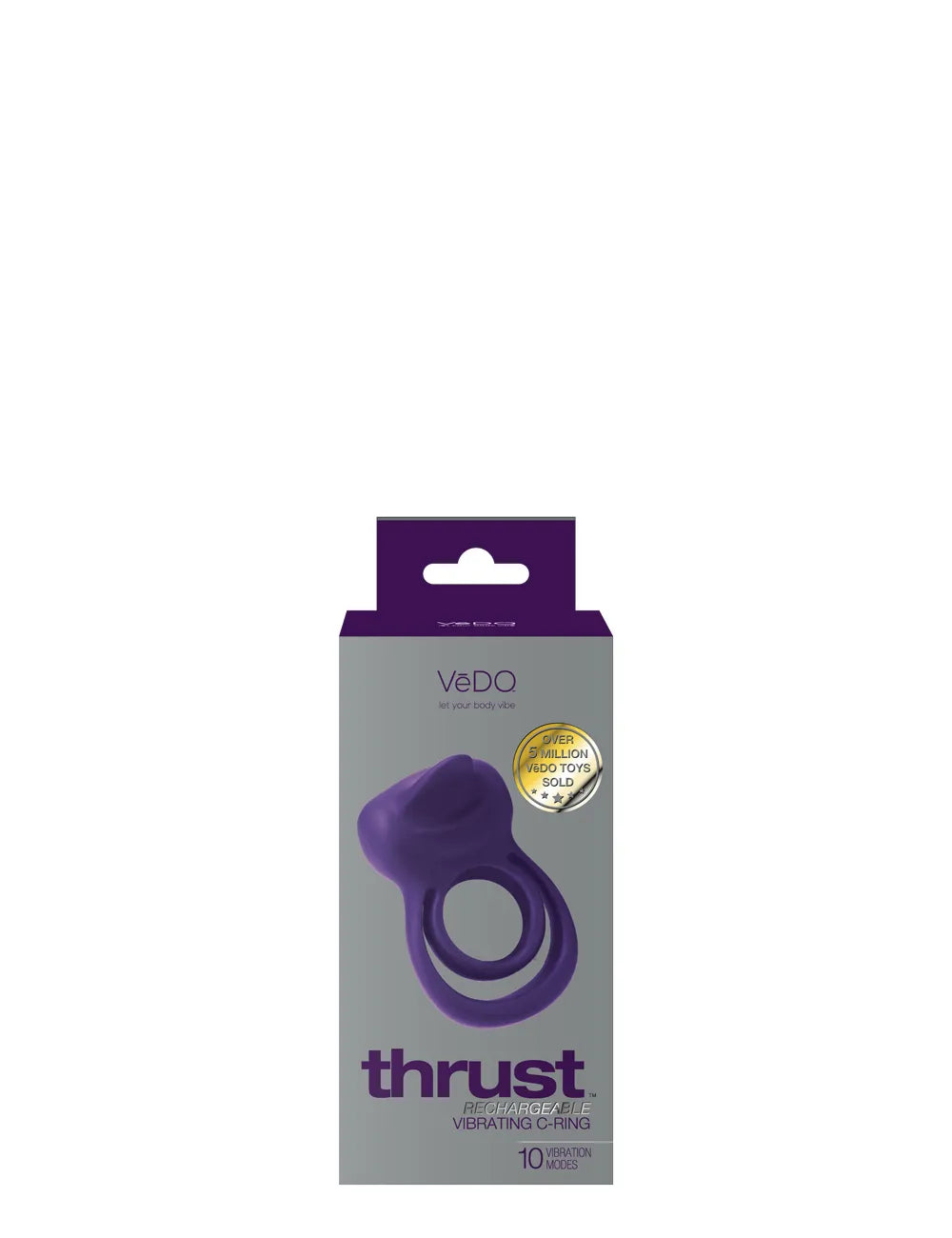 Thrust Rechargeable Dual C-Ring – Silicone Vibrating C-Ring > Cock Ring > Vibrating - Tophatter Daily Deals