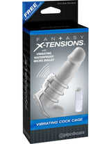 Fantasy X-Tensions Vibrating Power Cage Ring > Bondage Gear > Male Chastity - Tophatter Daily Deals