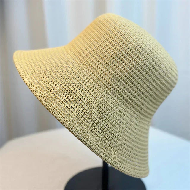 Lightweight Women's Bucket Hat - Retro Straw, Summer Khaki 54-59 - Tophatter Daily Deals