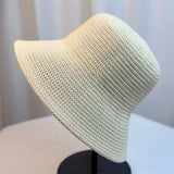 Lightweight Women's Bucket Hat - Retro Straw, Summer - Tophatter Daily Deals
