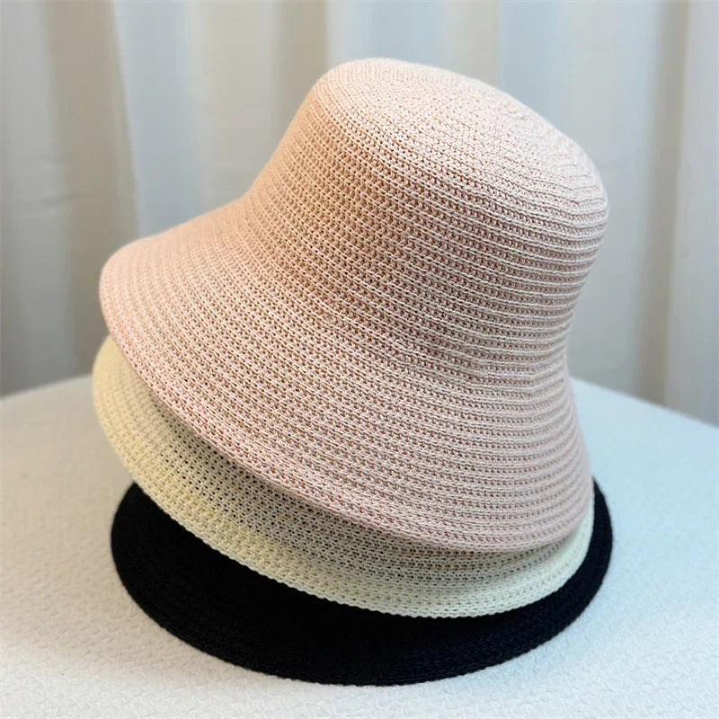 Lightweight Women's Bucket Hat - Retro Straw, Summer - Tophatter Daily Deals