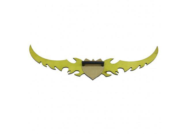 Twin Blade Demon Hunter Wooden War Sword swords - Tophatter Daily Deals