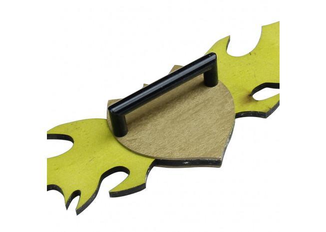 Twin Blade Demon Hunter Wooden War Sword swords - Tophatter Daily Deals