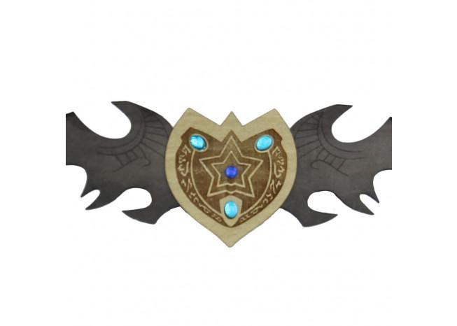 Night Elf Betrayer Twin Blade Wooden Sword swords - Tophatter Daily Deals