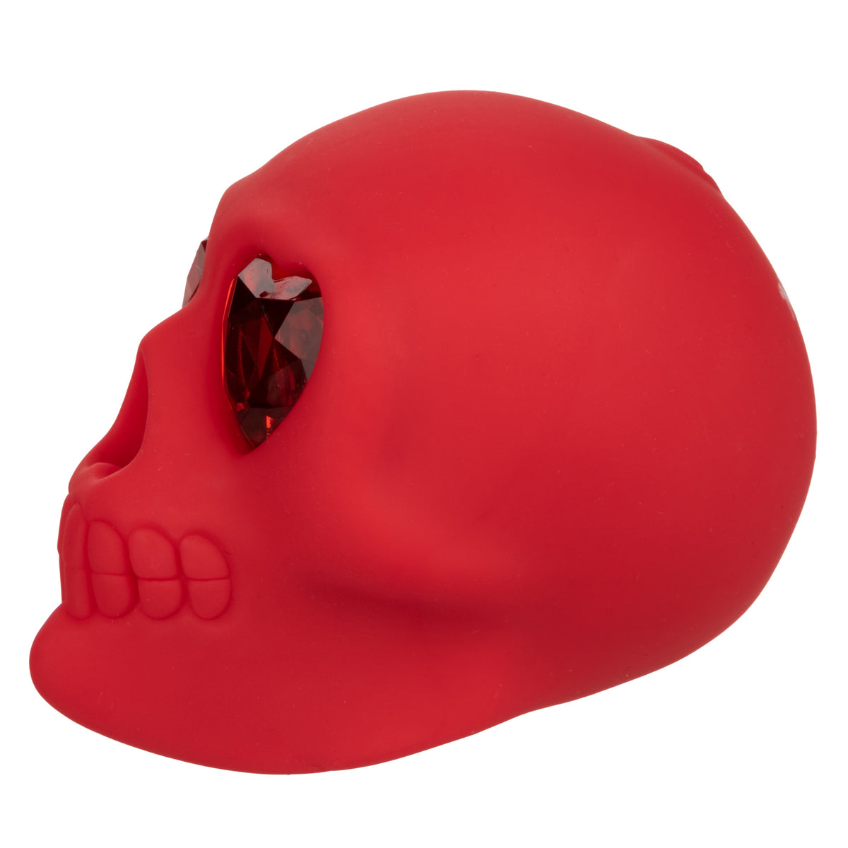 Naughty Bits Bone Head Handheld Massager Red Silicone with 10 Vibration Functions Waterproof Rechargeable > Vibrators > Standard Vibrators - Tophatter Daily Deals