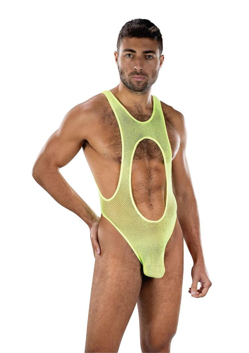 Envy Bare Sunshine Mesh Singlet (Yellow) – Mesh Singlet > Clothes > Mens Apparel - Tophatter Daily Deals