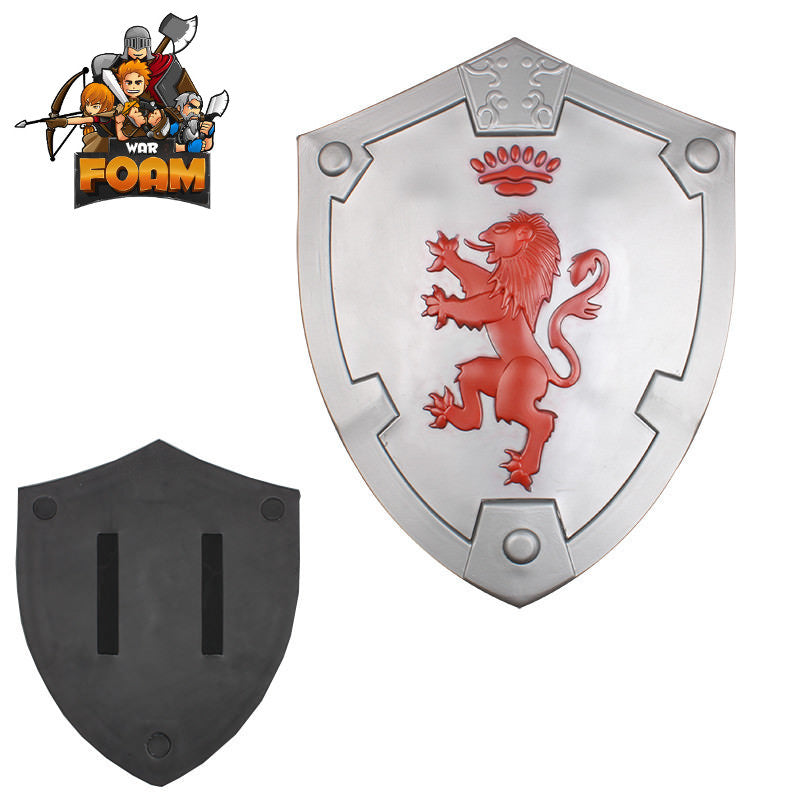 Rampant Lion Bravery Medieval Battle Foam Cosplay Shield - TOPHATTER'S ARMORY DEALS Collectible Weapons - Tophatter Daily Deals