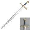 40" Masonic Foam Cosplay Sword with Metallic Chrome Blade - Tophatter's Army Products & Self Defense Collectible Weapons - Tophatter Daily Deals