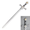42" King Soloman Medieval Foam Cosplay Sword with Metallic Blade - Tophatter's Army Products & Self Defense Collectible Weapons - Tophatter Daily Deals